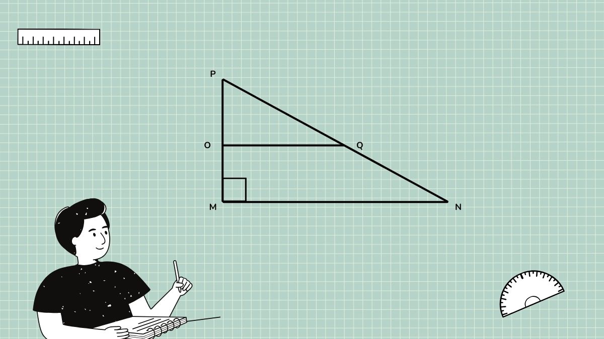 Tính chất đường trung bình trong tam giác vuông