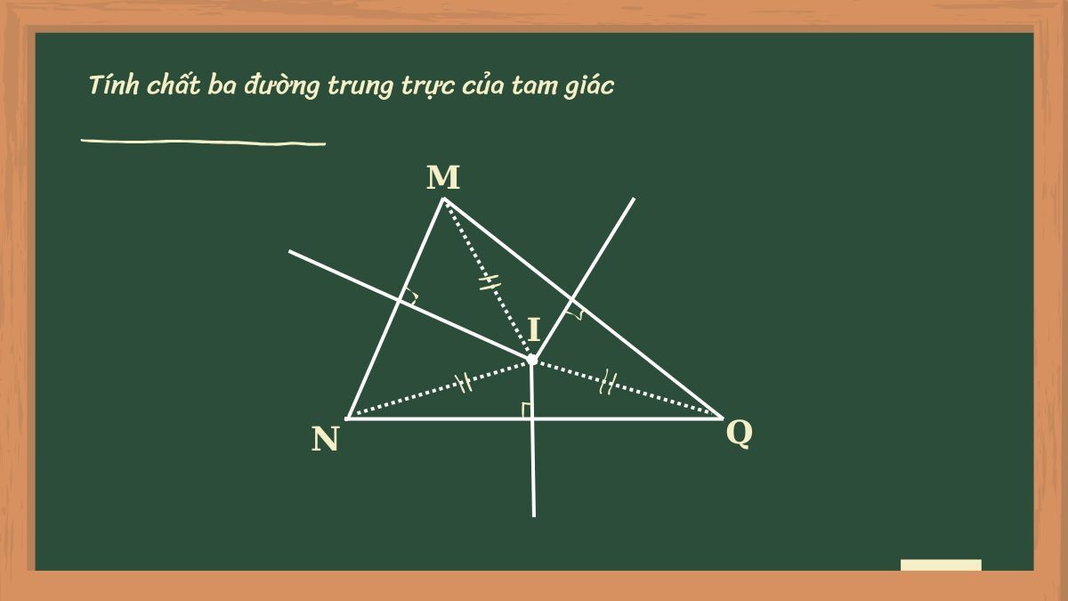 Tính chất ba đường trung trực của tam giác