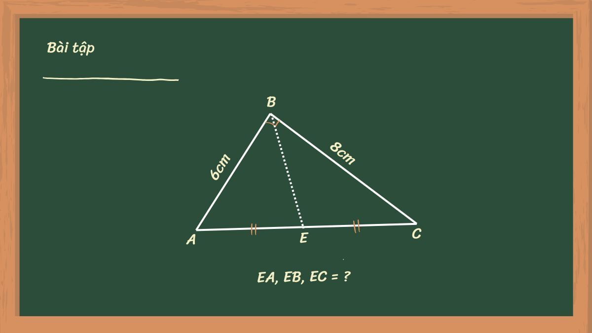 Bài toán về đường trung trực trong tam giác vuông