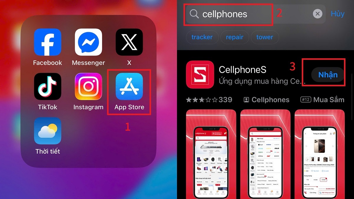 Cách săn deal Black Friday trên app CellphoneS 