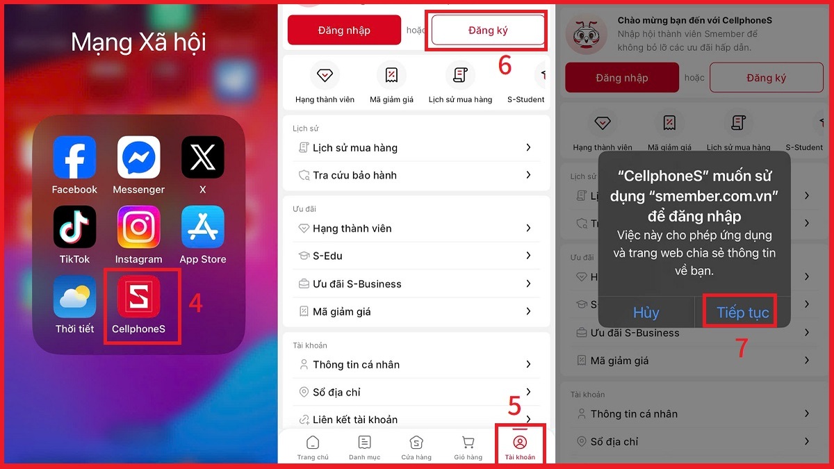 Săn deal Black Friday trên app CellphoneS 