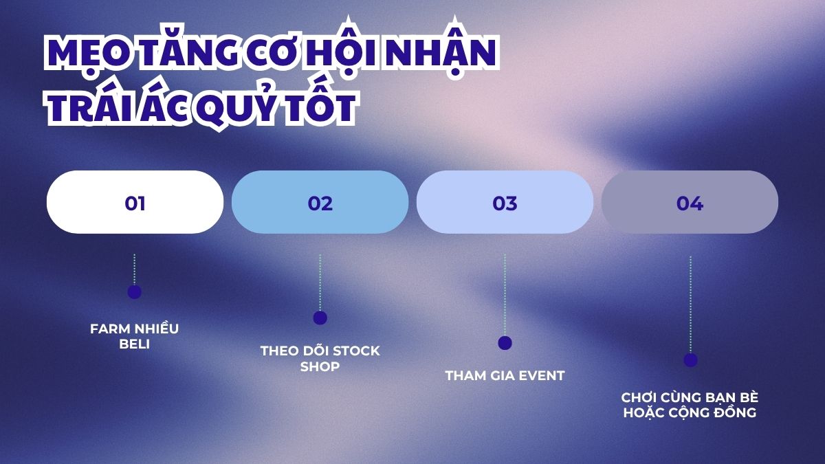 Mẹo tăng cơ hội nhận trái ác quỷ tốt trong Blox Fruits