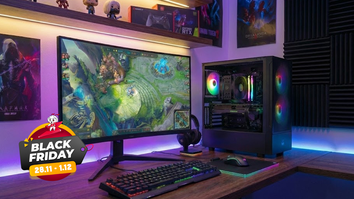 PC Gaming giá sốc dịp Black Friday, PC i5 RTX 3060 mà giá chỉ 12 triệu, chốt đơn ngay!