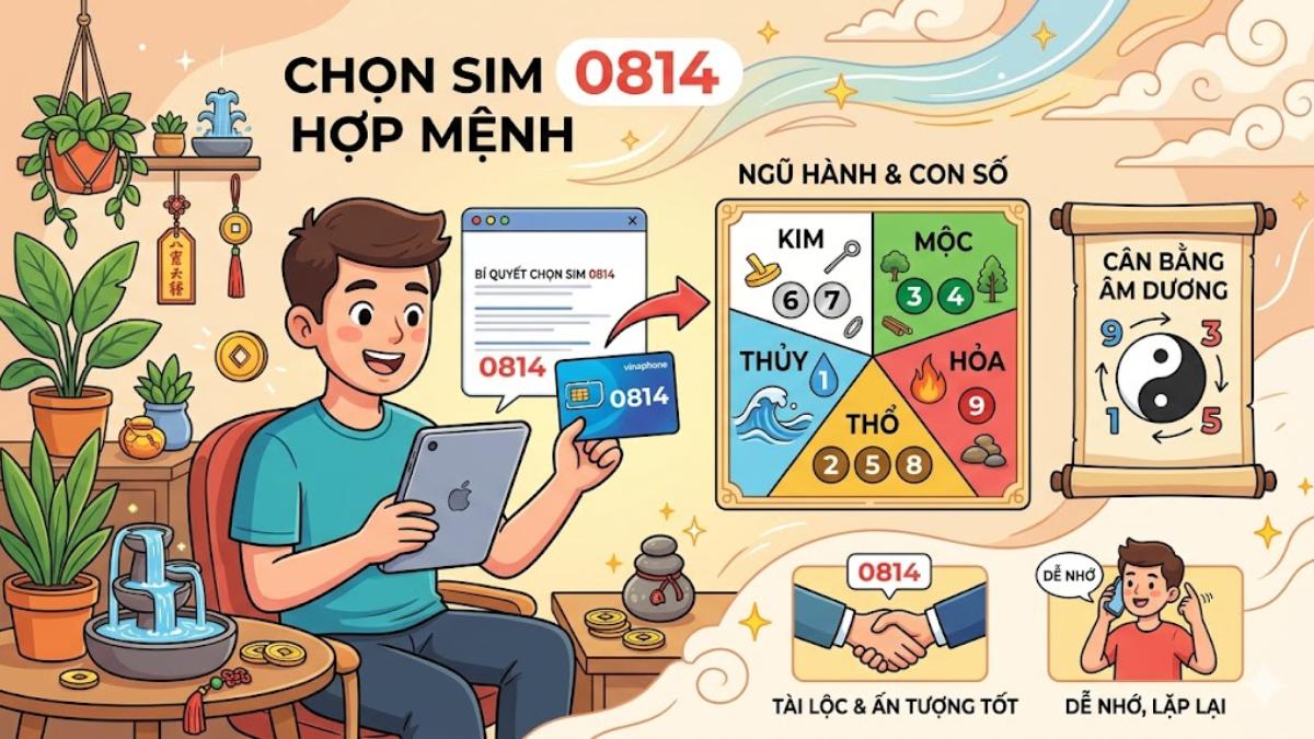 Bí quyết chọn SIM đầu số 0814