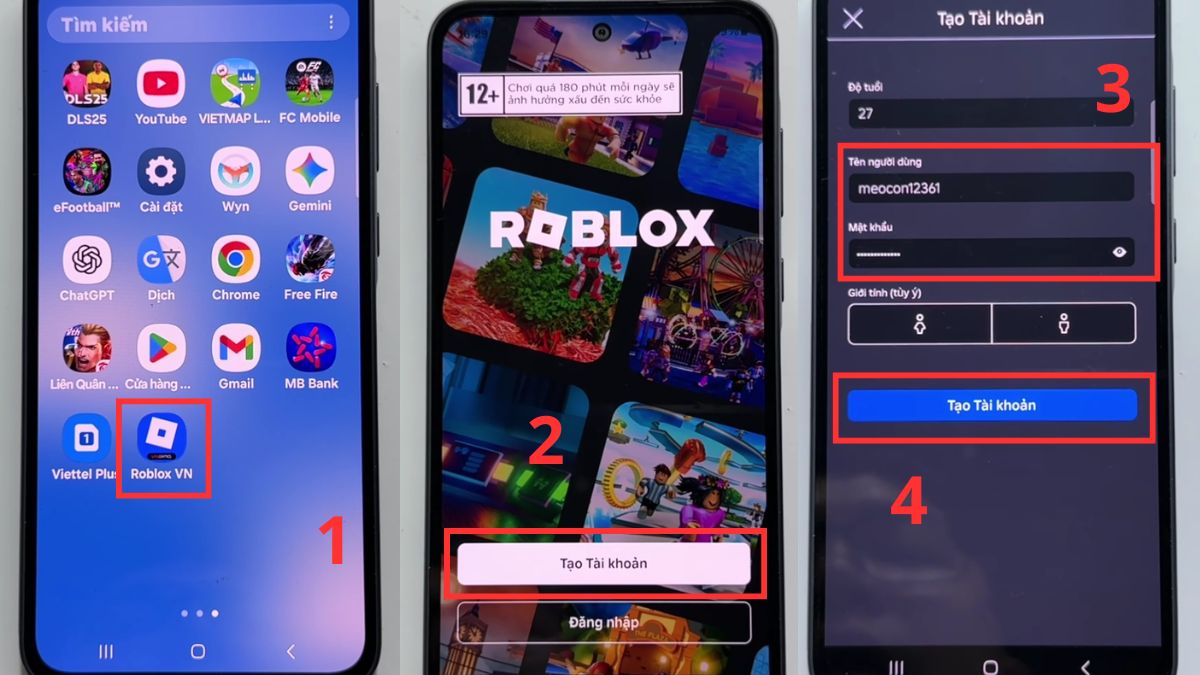 Cách tạo Acc để chơi Blox Fruit nhanh chóng