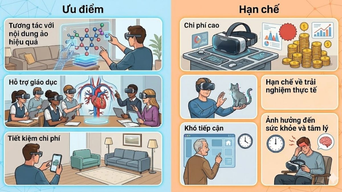 Những ưu điểm và hạn chế của công nghệ AR