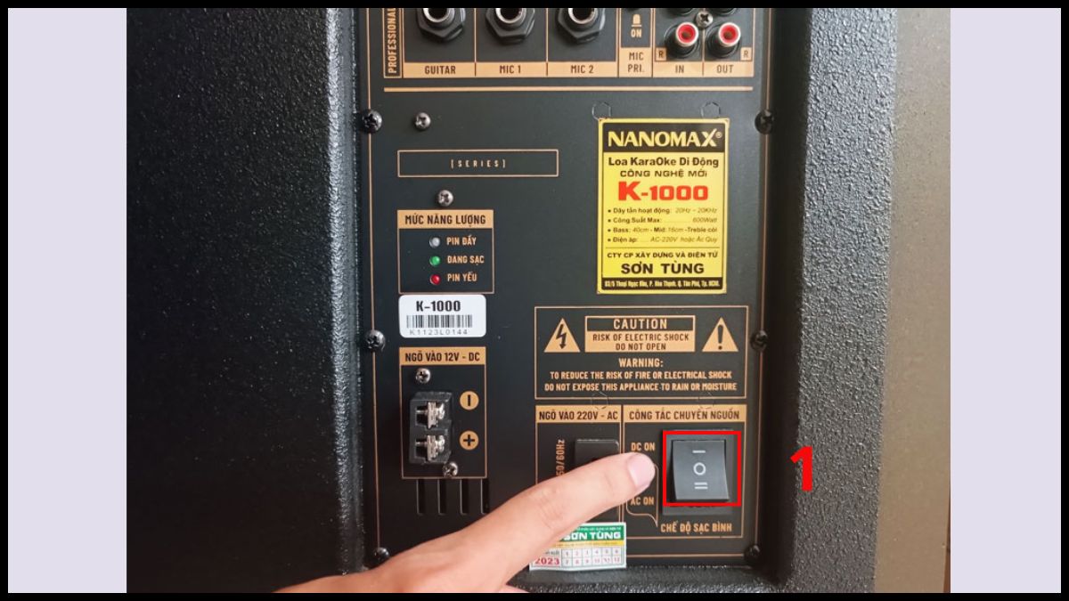 Cách kết nối micro không dây với loa Nanomax