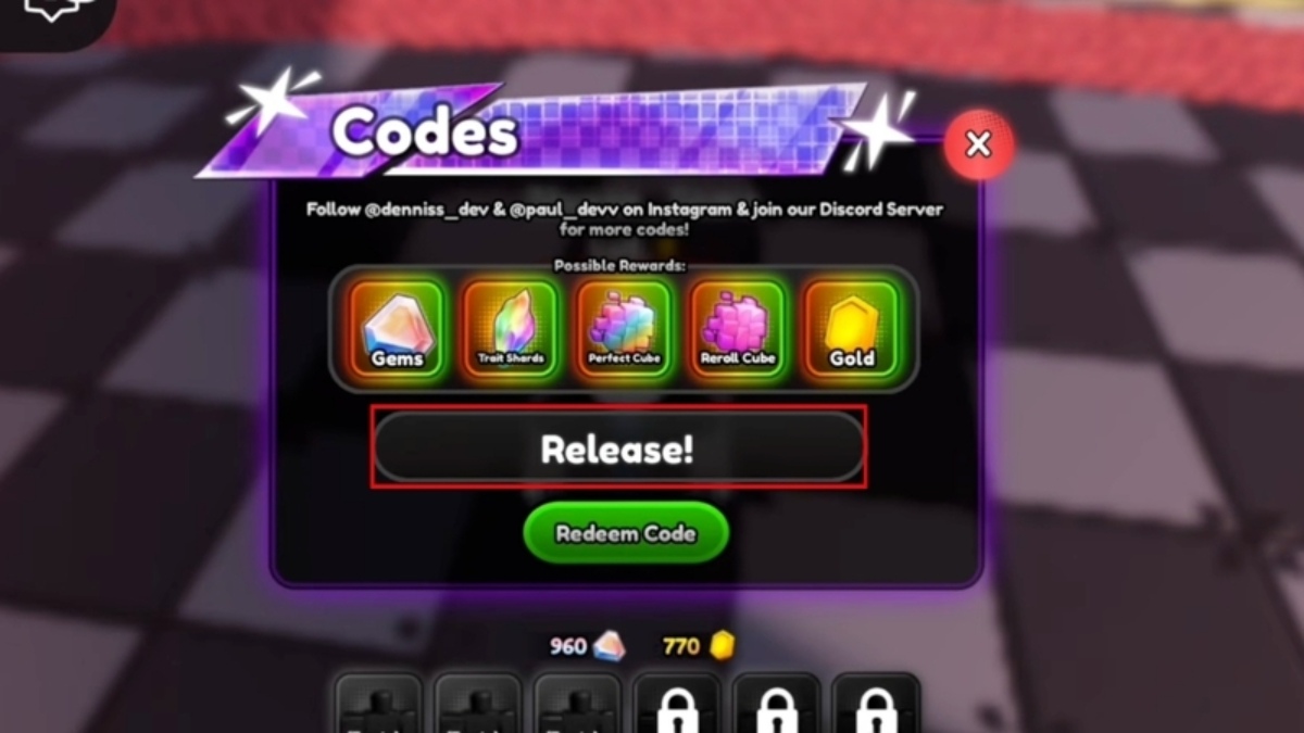 Hướng dẫn nhập code Anime Squadron
