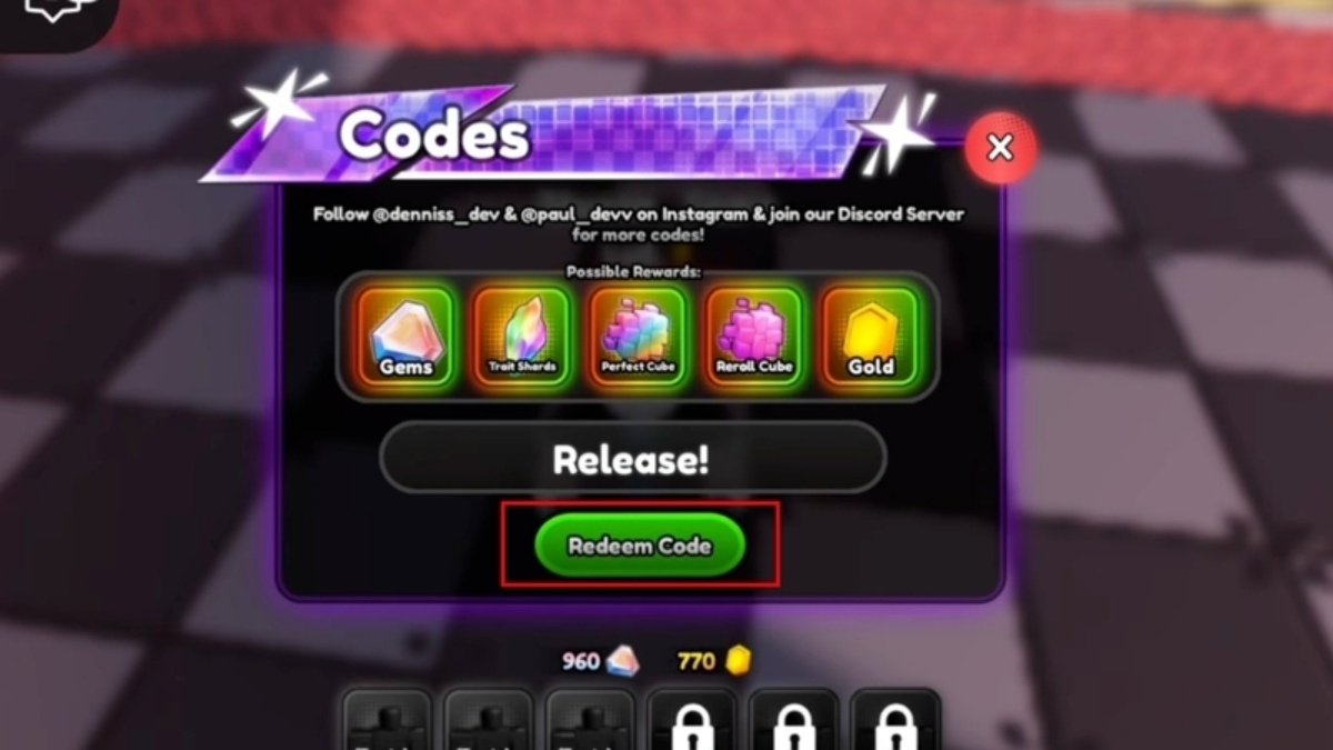 Hướng dẫn nhập code Anime Squadron
