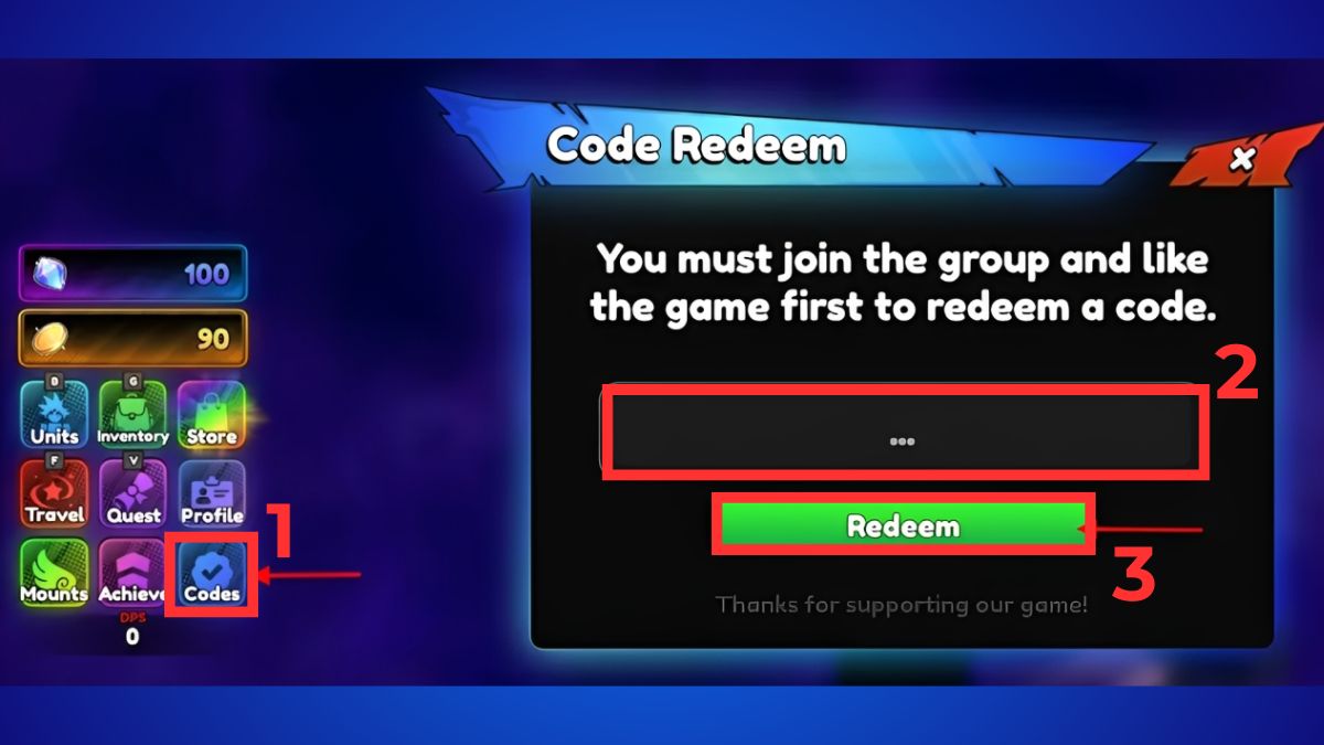 Code Anime Tactical Simulator mới nhất