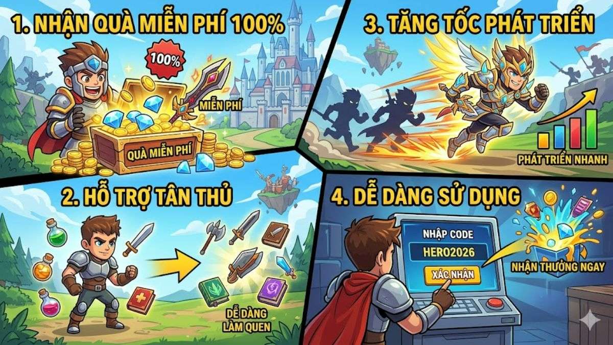 Ưu điểm của code Ballistic Hero VNG 