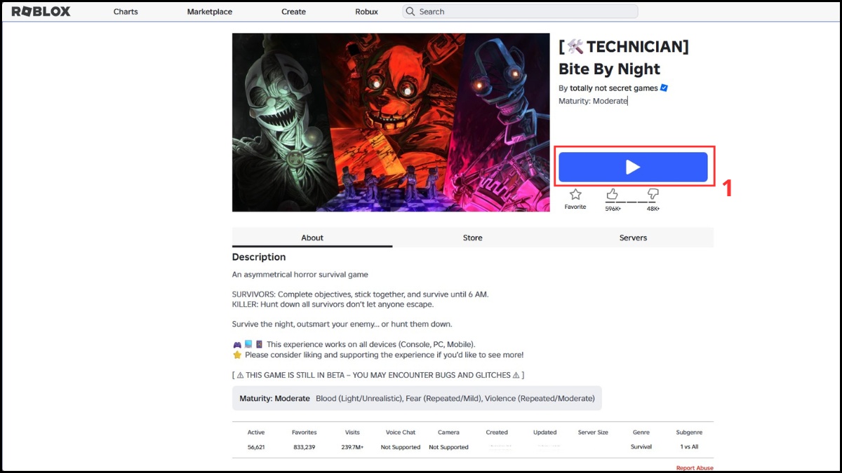 Hướng dẫn cách nhập code Bite By Night