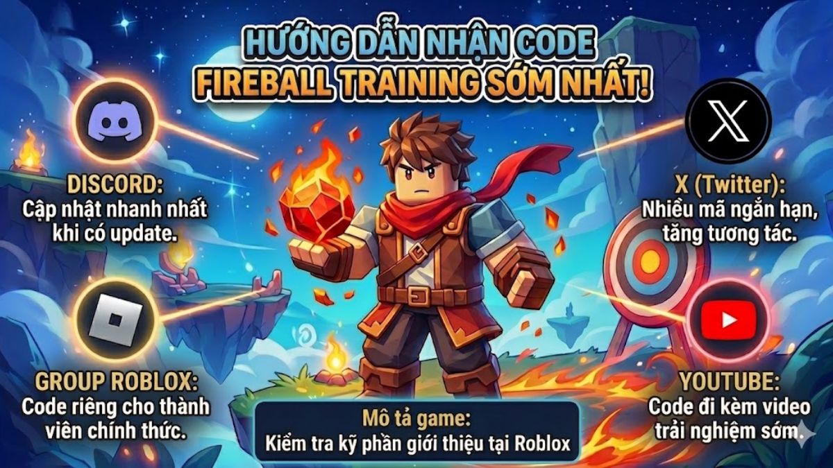 Code Fireball Training mới nhất