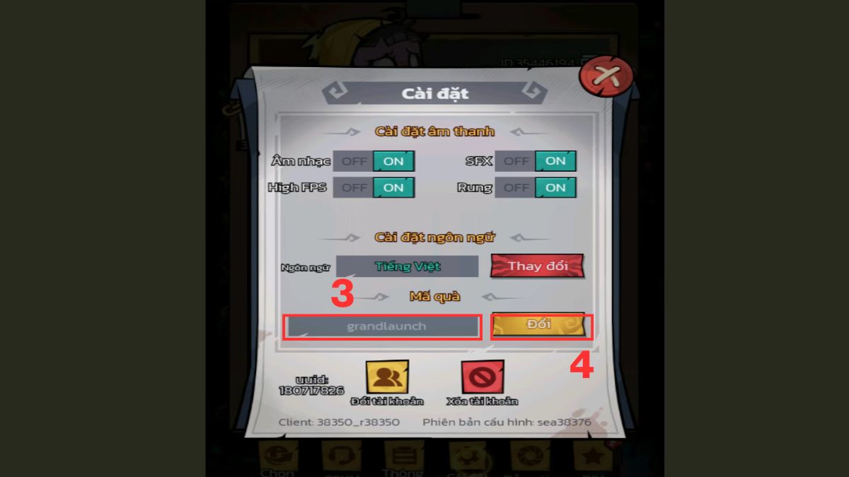 Cách nhập code Haunted Room