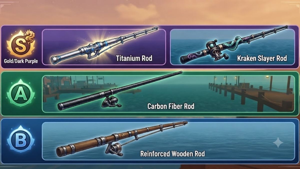 Bảng xếp hạng Cần câu (Rod Tier List) tốt nhất nên mua bằng quà từ code