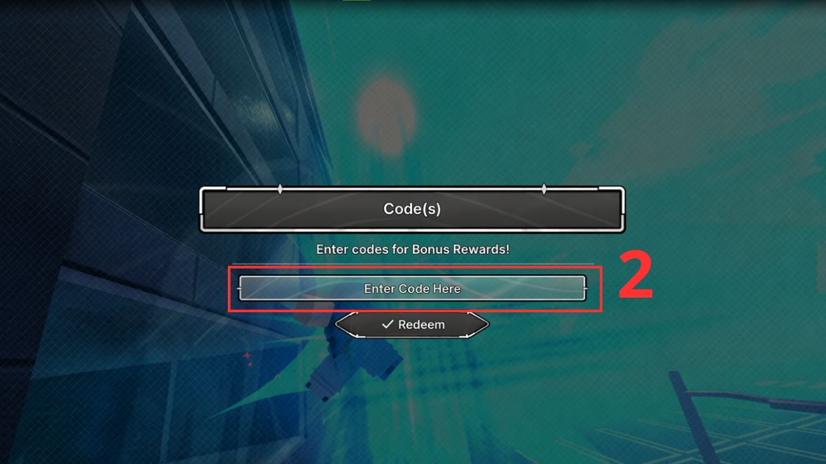 Hướng dẫn cách nhập code Jujutsu Zero bước 2