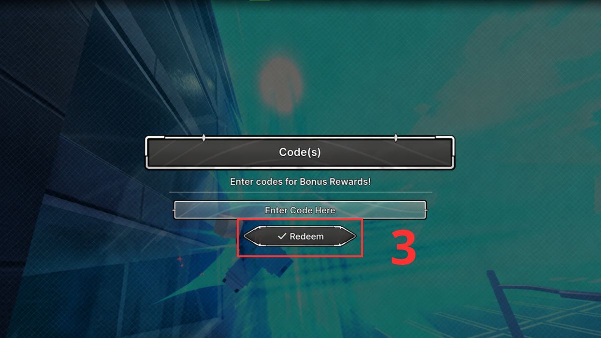 Hướng dẫn cách nhập code Jujutsu Zero bước 3