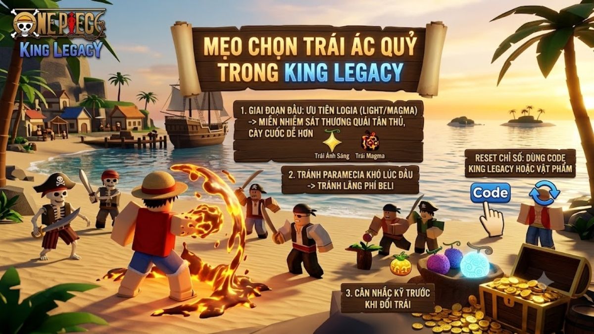 Mẹo chọn Trái ác quỷ phù hợp nhất