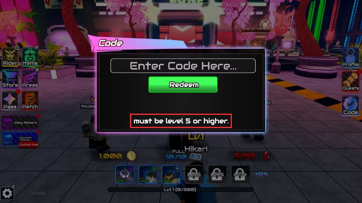 Cách săn thêm code Rider Defenders