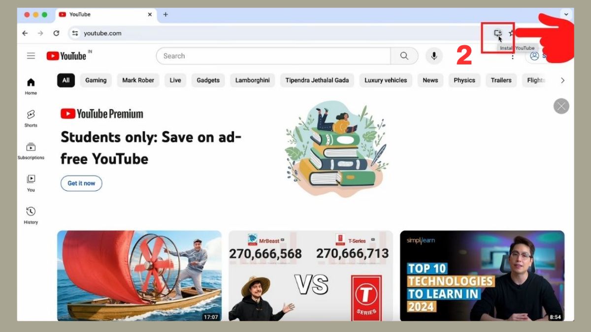 Download video Youtube trên MacBook