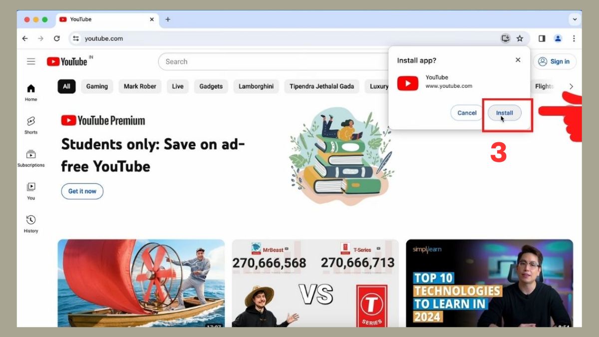 Download video Youtube trên MacBook