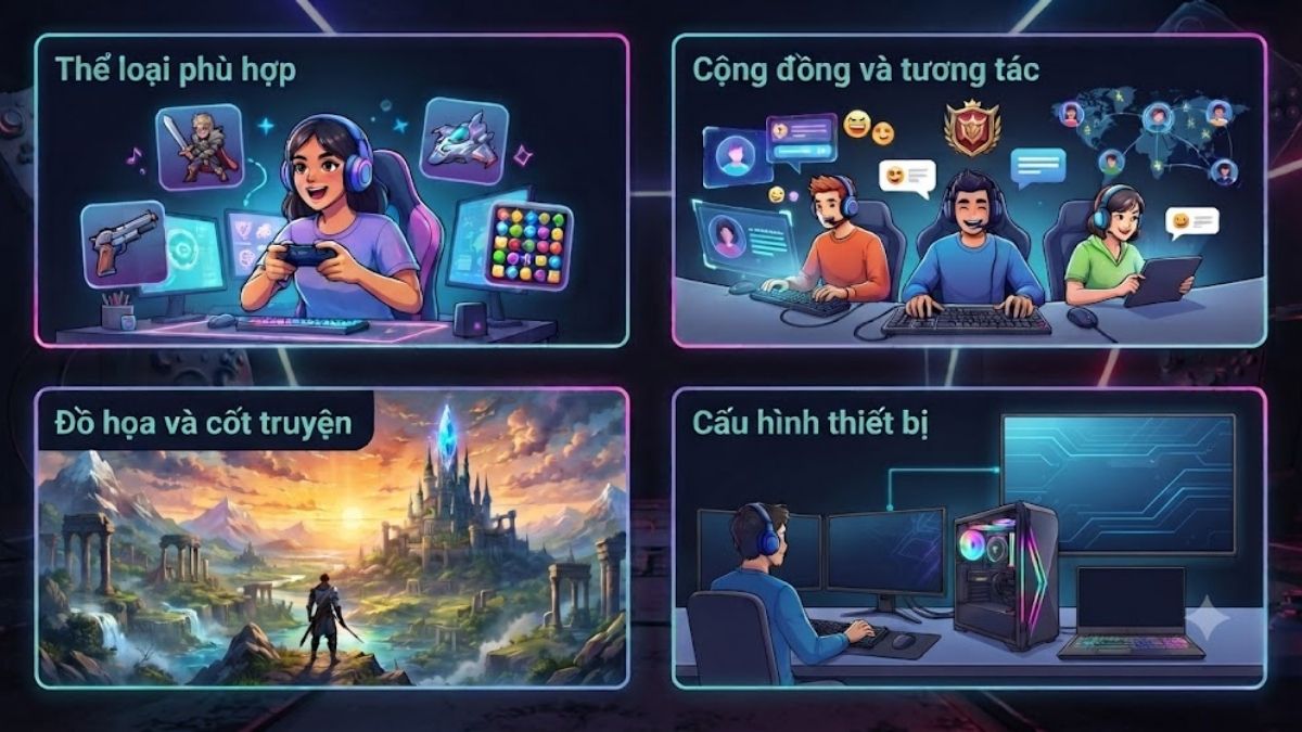 Tiêu chí đánh giá và lựa game hay trải nghiệm