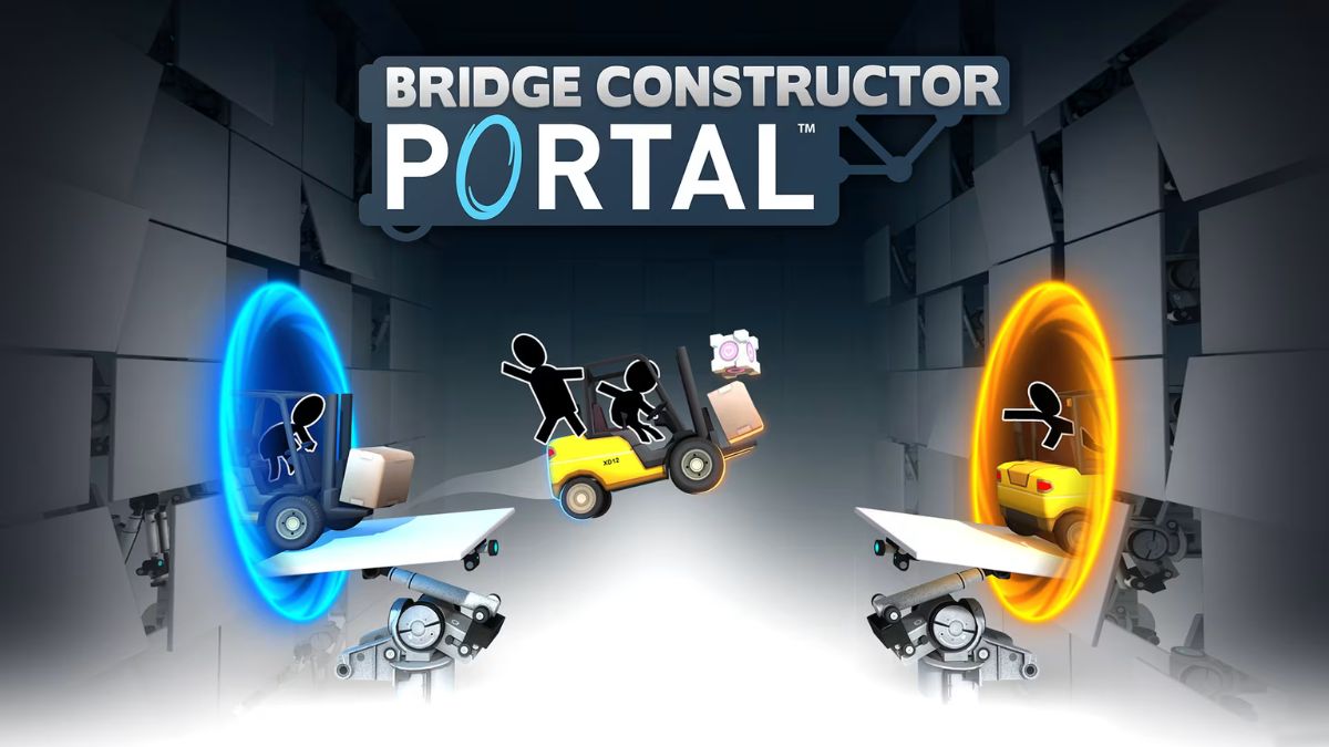 Trò chơi kết hợp loạt game Bridge Constructor với vũ trụ Portal