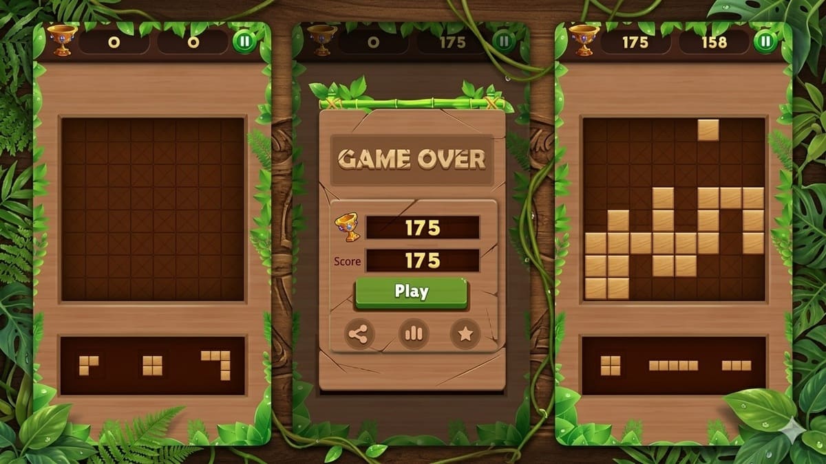 game xếp gỗ trên điện thoại