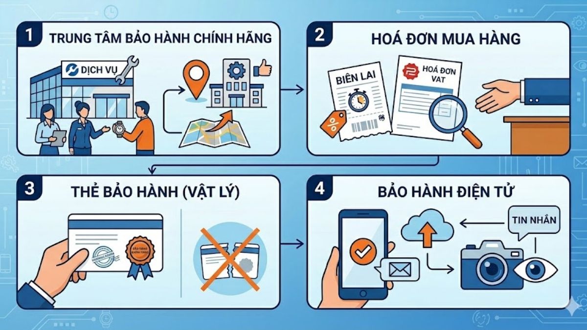 Những lưu ý khi bảo hành đồng hồ Casio