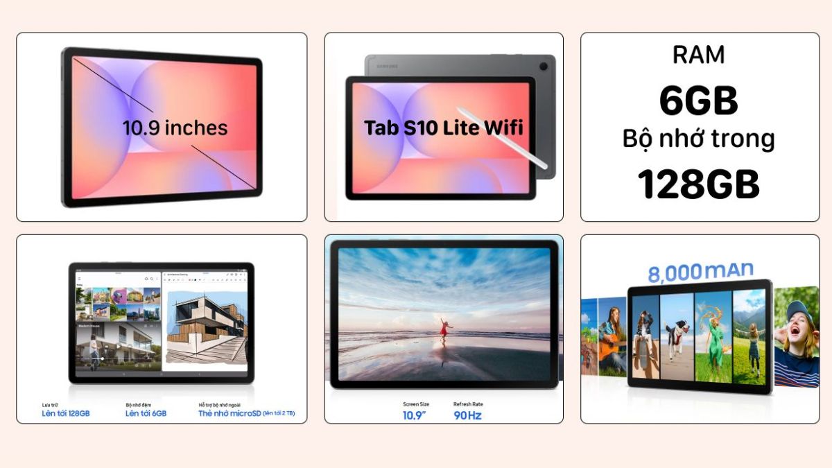 Galaxy Tab S10 Lite phù hợp cho người lớn tuổi sử dụng