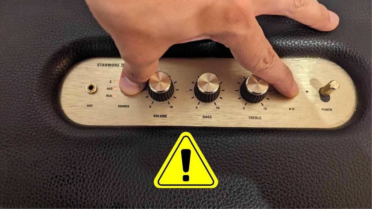 Lưu ý quan trọng trước khi reset loa Marshall