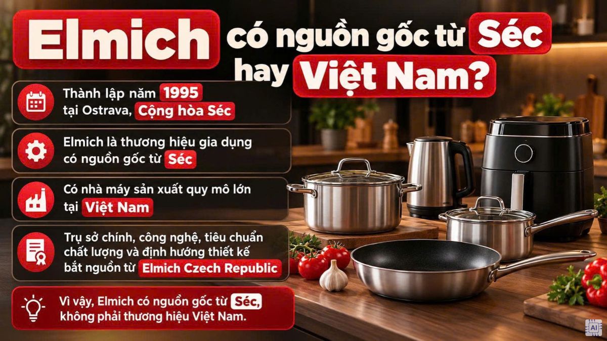 Elmich có nguồn gốc từ Séc hay Việt Nam?