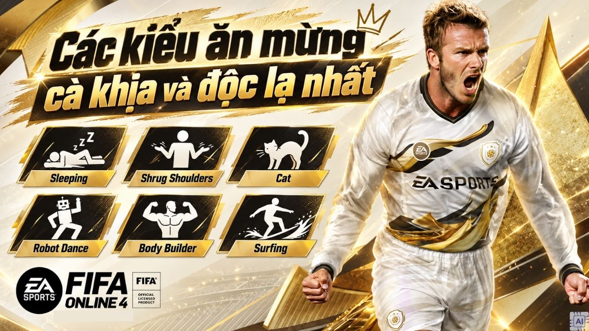 Các kiểu ăn mừng cà khịa và độc lạ nhất
