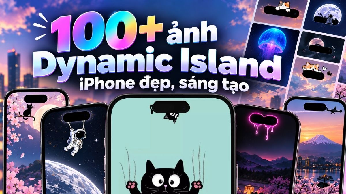 100+ ảnh Dynamic Island iPhone đẹp, sáng tạo và độc đáo