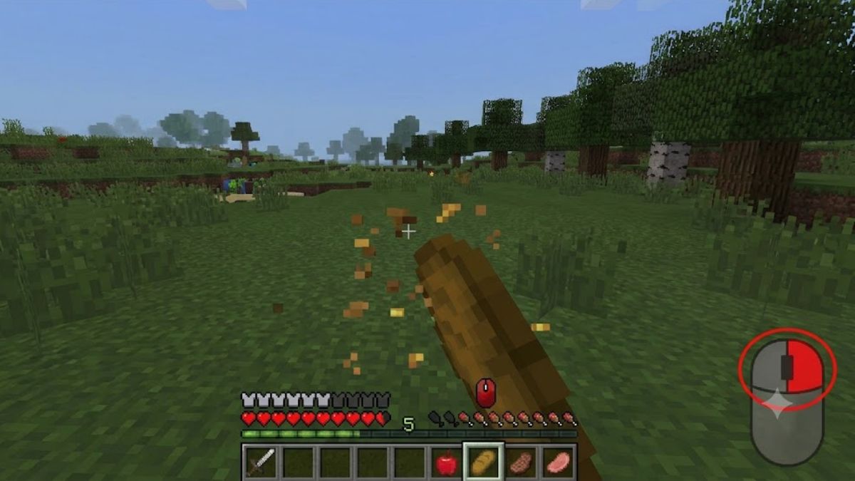 Cách ăn trong Minecraft trên máy tính PC và laptop- bước 4