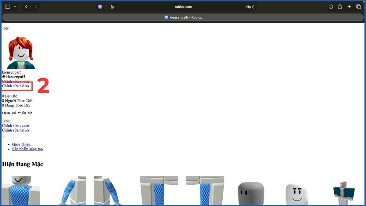 Cách đổi email Roblox trên máy tính