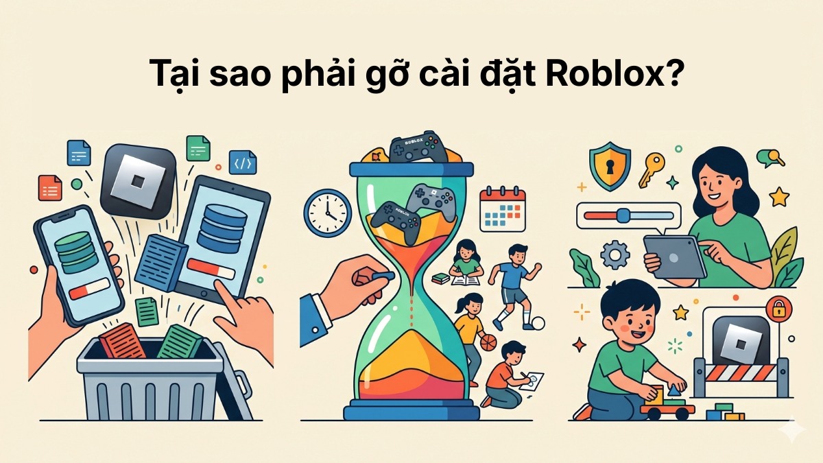 Tại sao phải gỡ cài đặt Roblox?