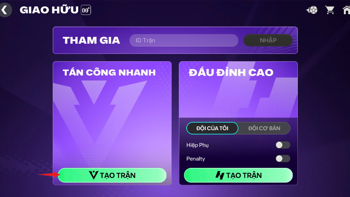 Cách mời bạn bè đá giao hữu FC Mobile