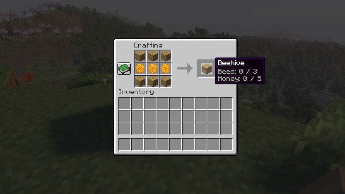 Công thức làm tổ ong trong Minecraft