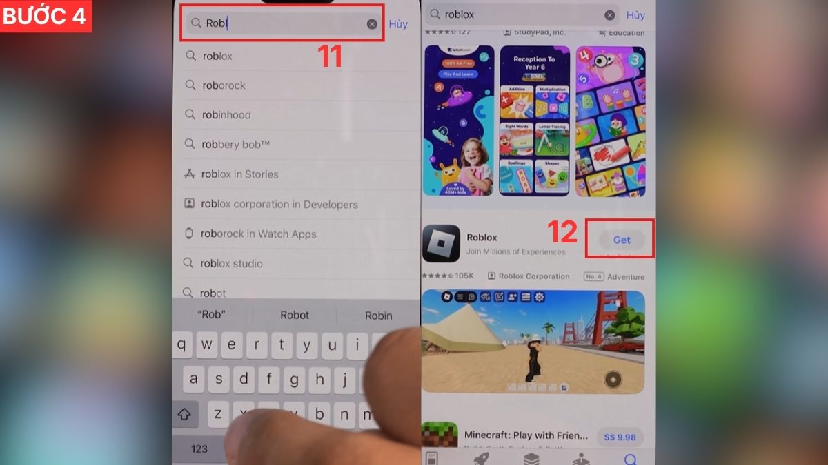 Cách tải Roblox quốc tế trên điện thoại iPhone