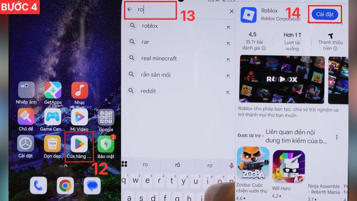 Cách tải Roblox quốc tế trên điện thoại Android