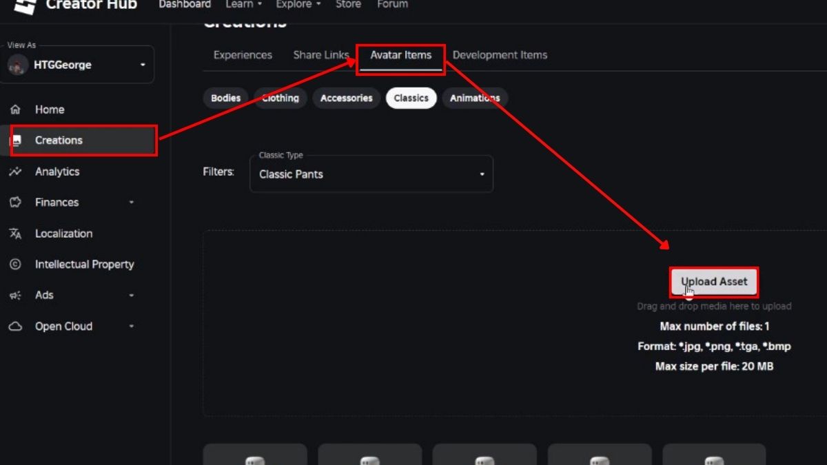 Cách tạo bán quần trong Roblox