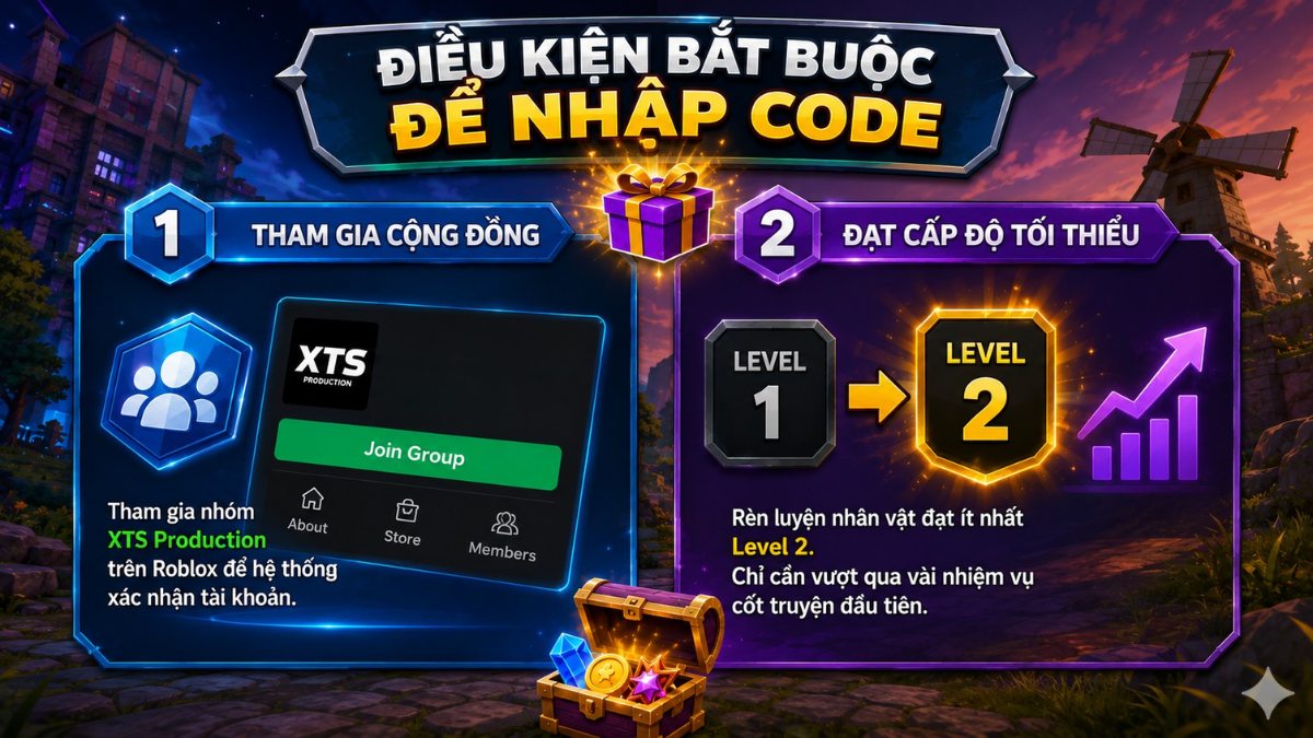 Điều kiện bắt buộc để nhập code Anime Reversal