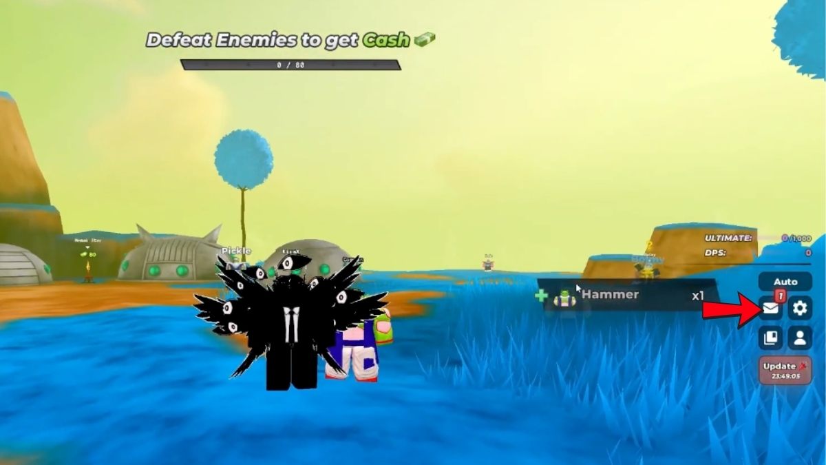Hướng dẫn cách nhập code Anime Warriors 3