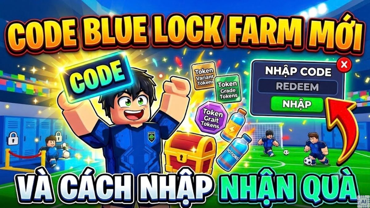 Code Blue Lock Farm mới tháng 10/2026 và cách nhập nhận quà