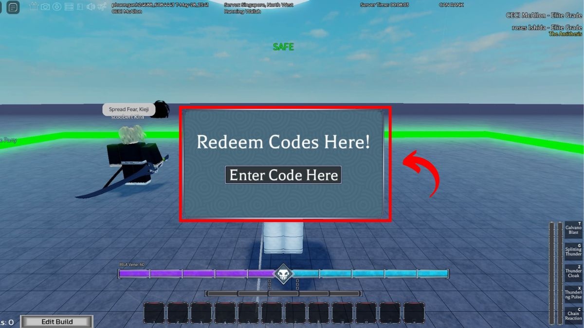 Hướng dẫn cách nhập code Iron Soul chi tiết