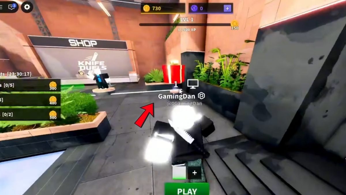 Các bước nhập code Knife Duels trong game