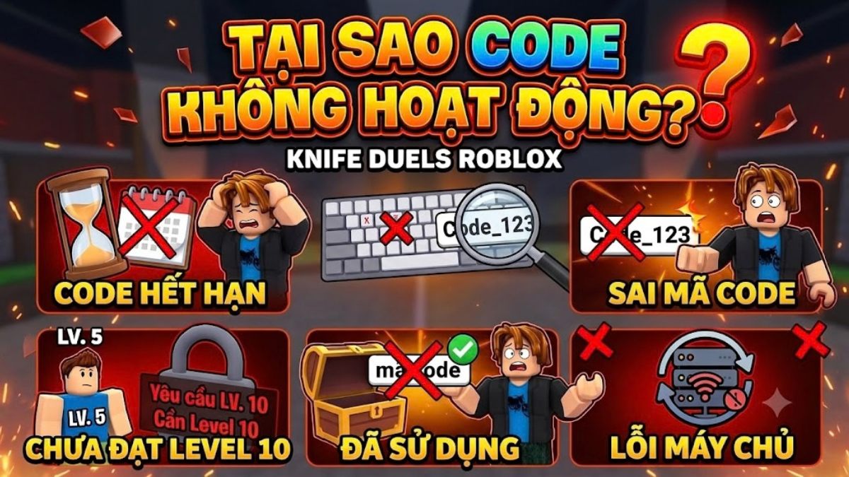 Cách nhận thêm code Knife Duels miễn phí