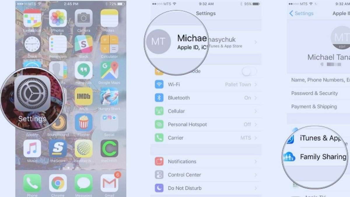 Thiết lập Chia sẻ gia đình để bảo mật iCloud