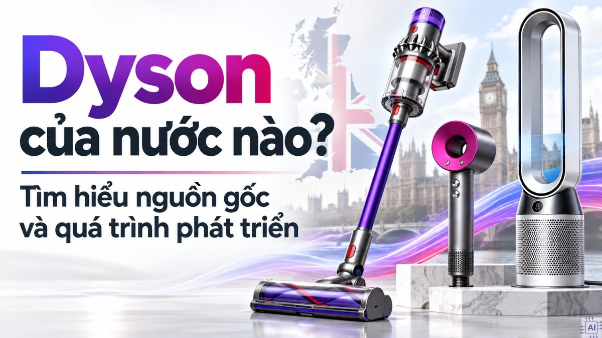 Thương hiệu Dyson của nước nào? Có tốt và đáng mua không?